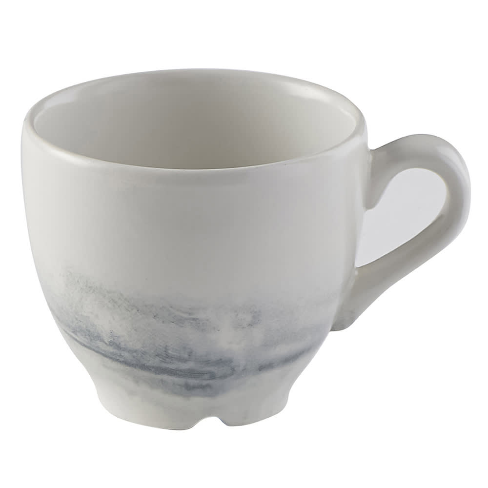 450-FN507 3 1/2 oz Maker's Finca Espresso Cup - Ceramic, Limestone