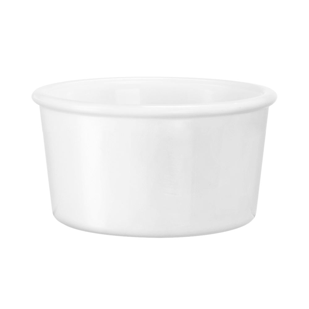 706-49205Q971 6 oz Careware Aromateca Gelato Dish - Glass, White