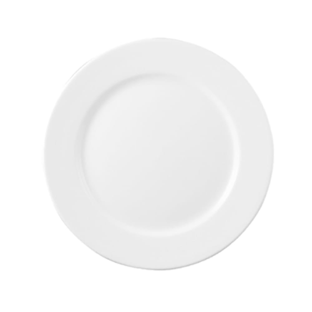 245-FM548 8" Round Eternity Plate - Ceramic, White