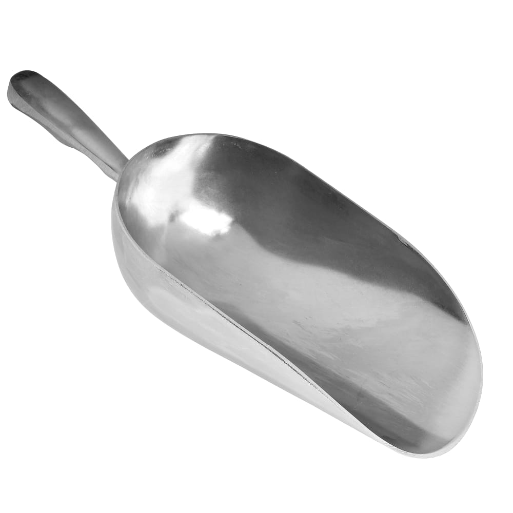 229-638 38 oz Round Ice Scoop - Aluminum