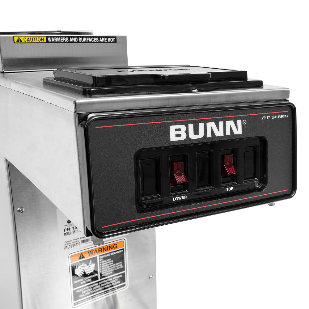 Bunn Pourover 2 Burner Coffee Maker with 2 Decanters - ULINE - H-10275