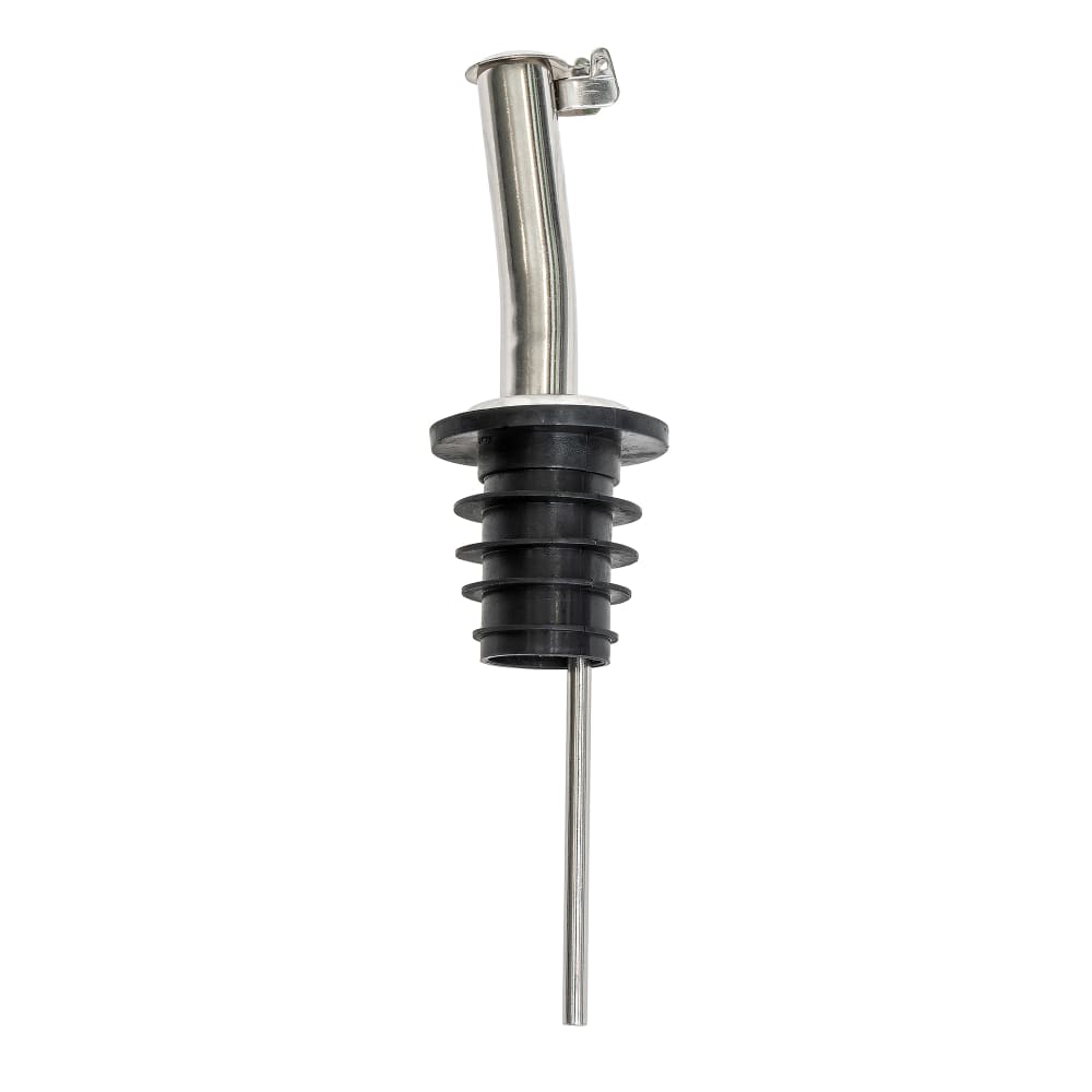 229-320C Stainless Steel Free Flow Jet Pourer w/ Hinged Flip Cap