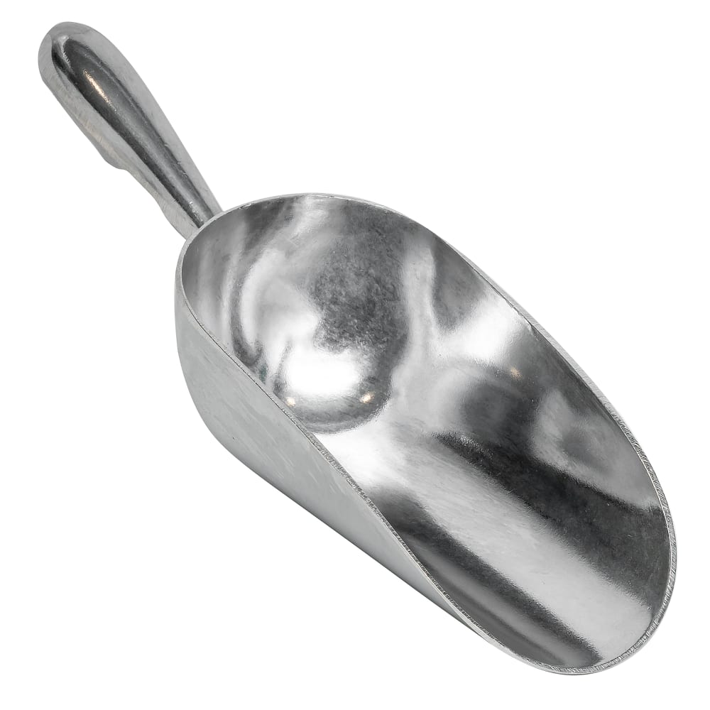 229-605 5 oz Round Ice Scoop - Aluminum