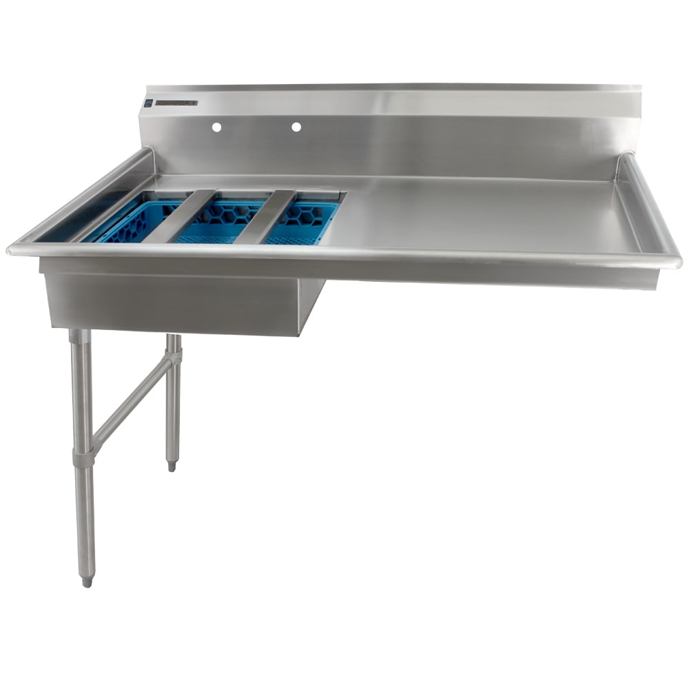 527-SLU 48" Dishtable for Undercounter Type Dishwasher, Sink on Left