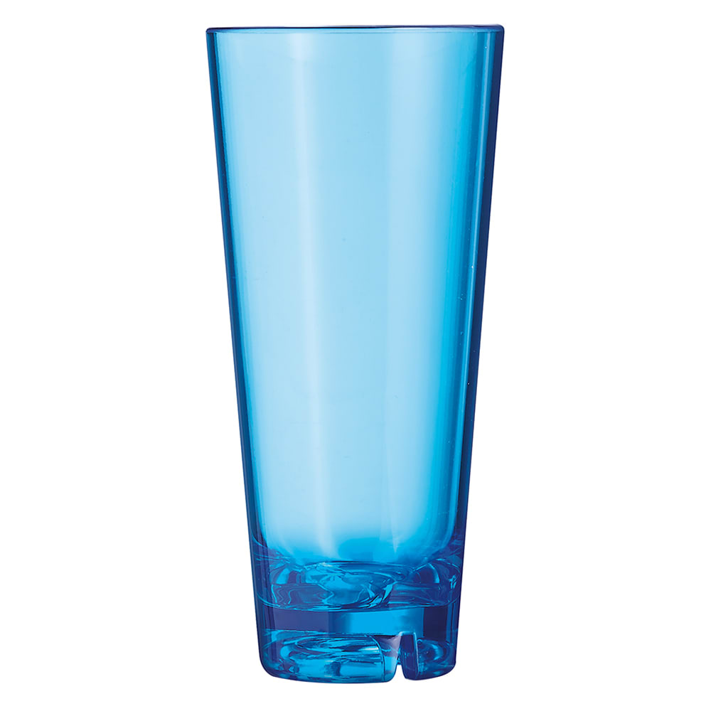 450-ODP36 12 3/4 oz Outdoor Perfect Highball Glass w/ Water Vent, Blue