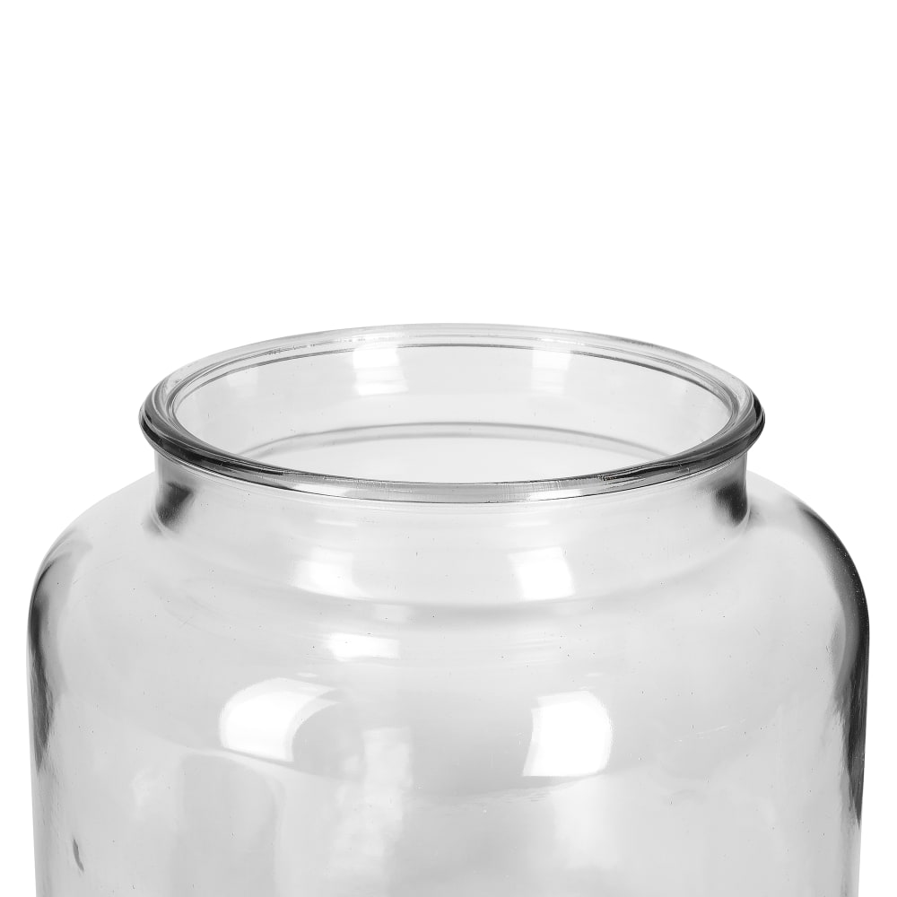 Acopa Dusk 1 Gallon Glass Jar with Black Metal Lid