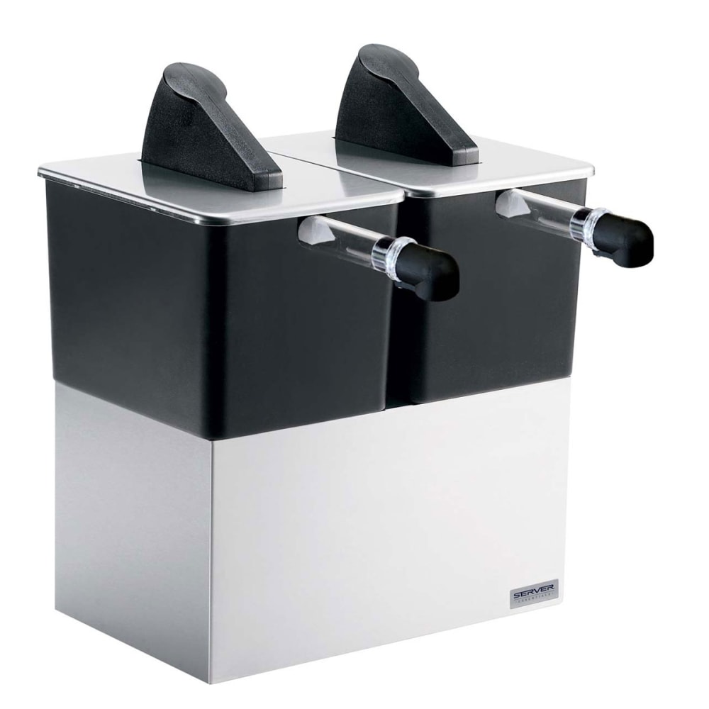 003-07300 Twin Countertop Dispenser w/ (2) Pumps,1-1/2 Gallon Pouches, 1 oz. Maximum Yield, Stain...