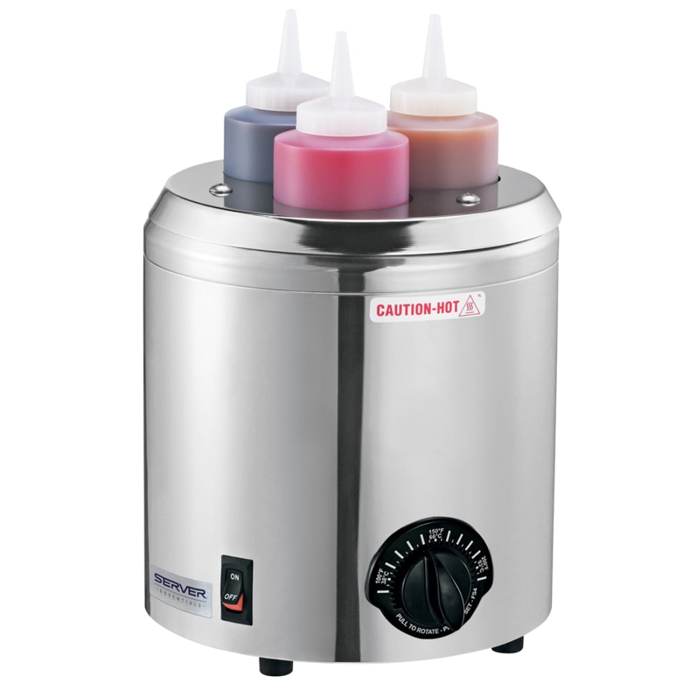 003-86810 Topping Warmer, Includes (3) 16 oz Squeeze Bottles