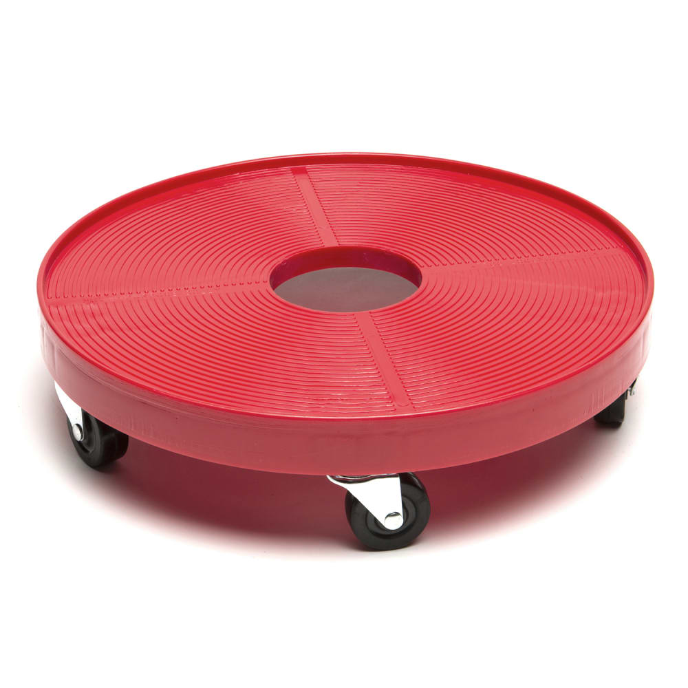 Krowne KR-3000 16" Round Keg Dolly w/ 500 lb Capacity - Plastic, Red
