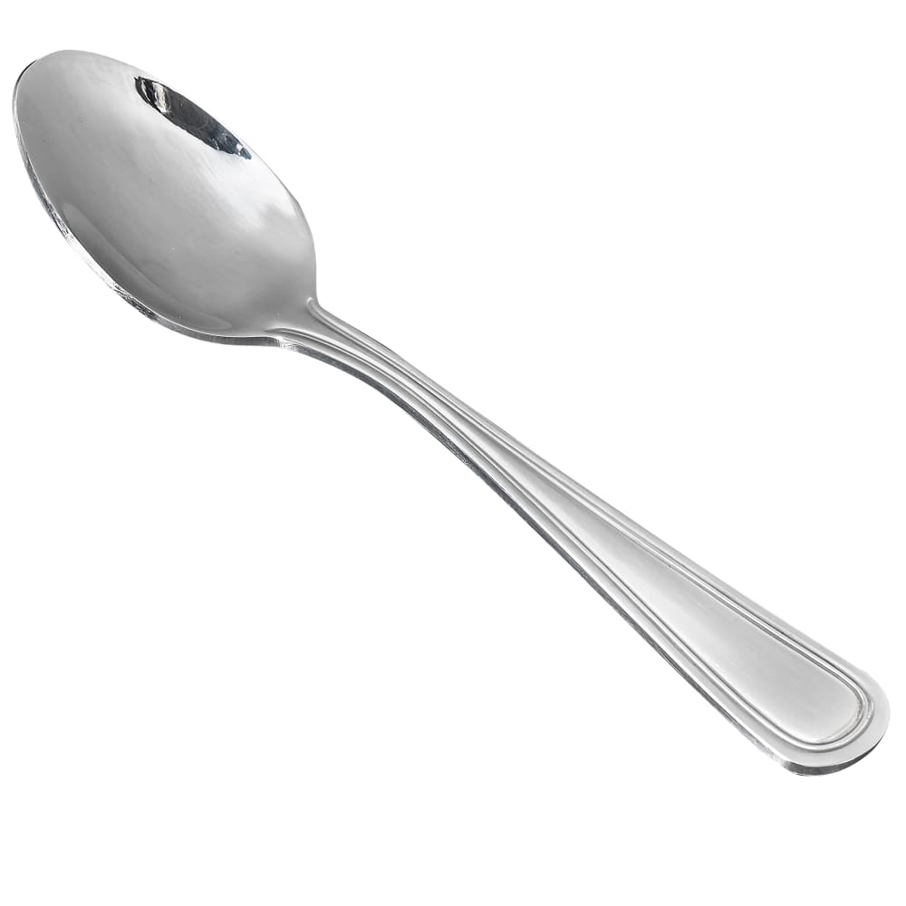 Winco 0005-01 6 1/4 Teaspoon with 18/0 Stainless Grade, Dots Pattern