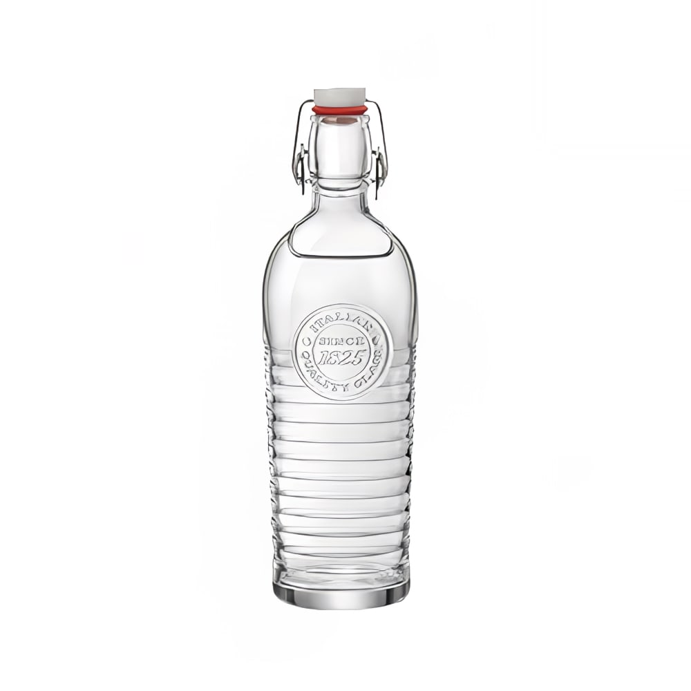 Steelite Oxford 34 oz Swingtop Glass Bottle With Lid