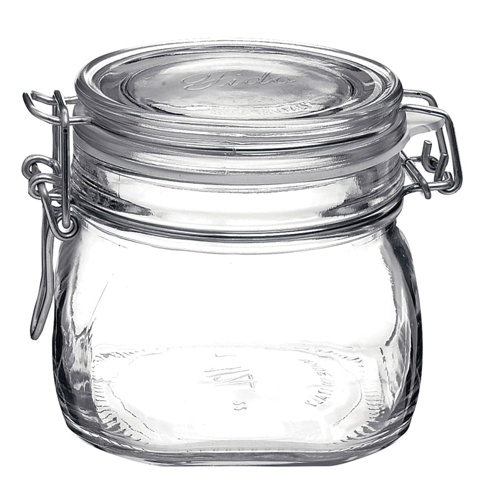 706-4949Q457 19 oz Fido Jar - Glass, Clear