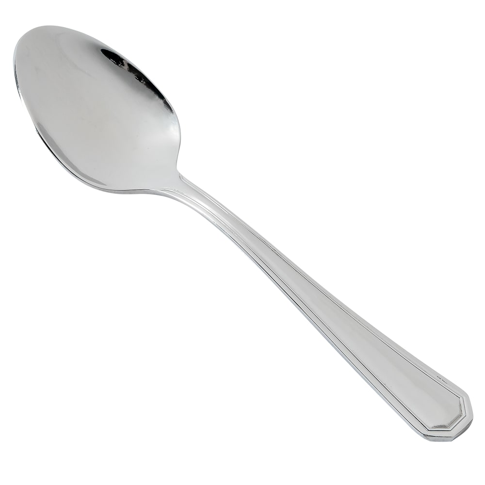 Winco 0005-01 6 1/4 Teaspoon with 18/0 Stainless Grade, Dots Pattern