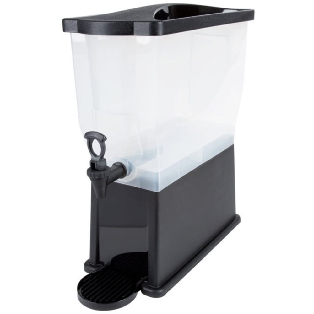 229-353DP 3 gal Beverage Dispenser - Plastic Container, Black Base