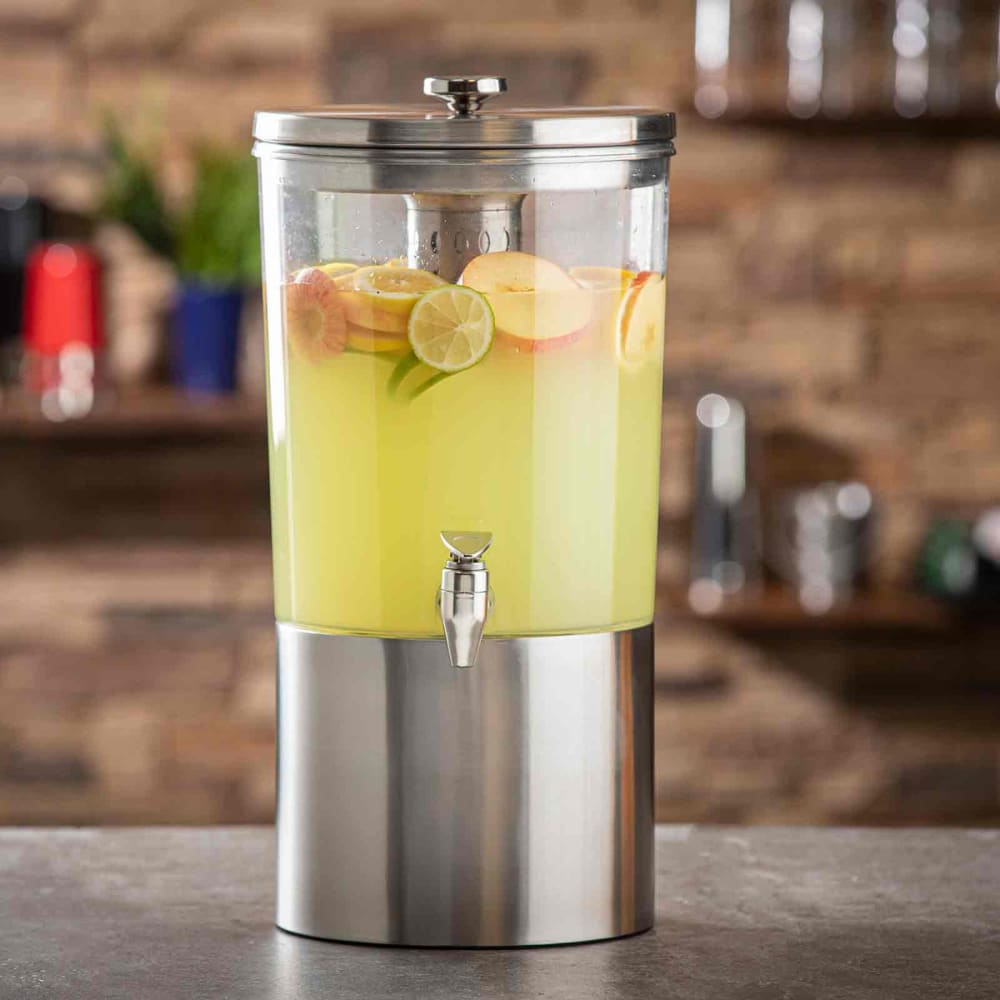 TableCraft 75 2.5 gal Stainless & Plastic Beverage Dispenser 