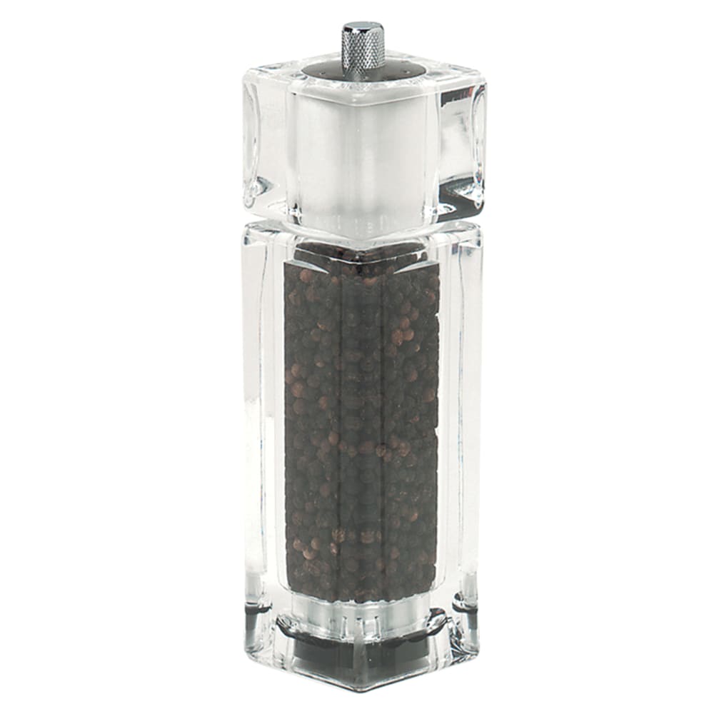 166-CPM62 6 1/2"H Salt & Pepper Mill Set - Acrylic, Clear