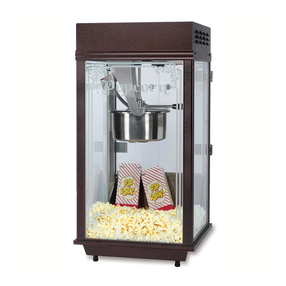 231-2212120208 Mega Pop Popcorn Machine w/ 250 oz/hr Capacity & Copper Vein Finish, 120v