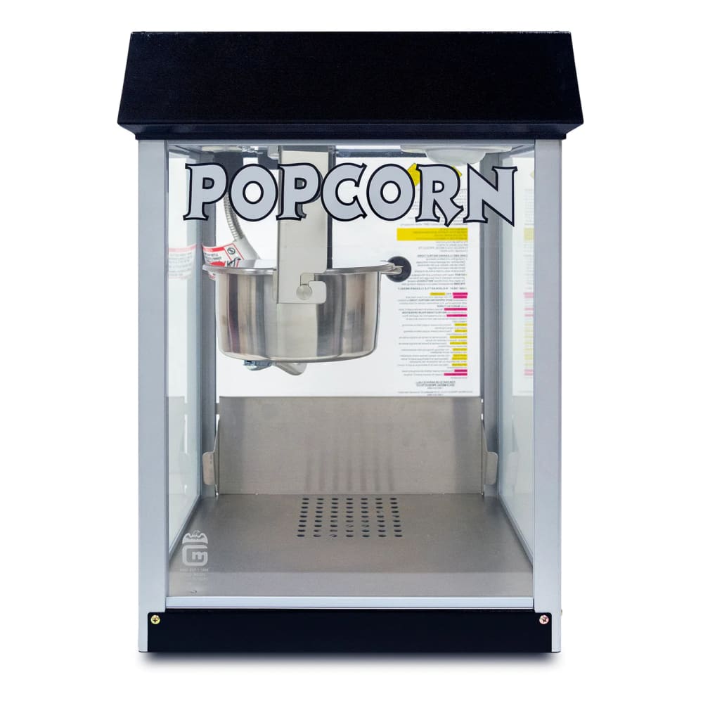 Gold Medal 2404MD FunPop Popcorn Machine w/ 4 oz EZ Kleen Kettle & Midnight Dome, 120v