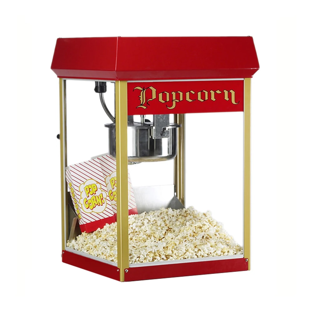 Winco POP-8B Showtime 8 Oz. Electric Popcorn Popper