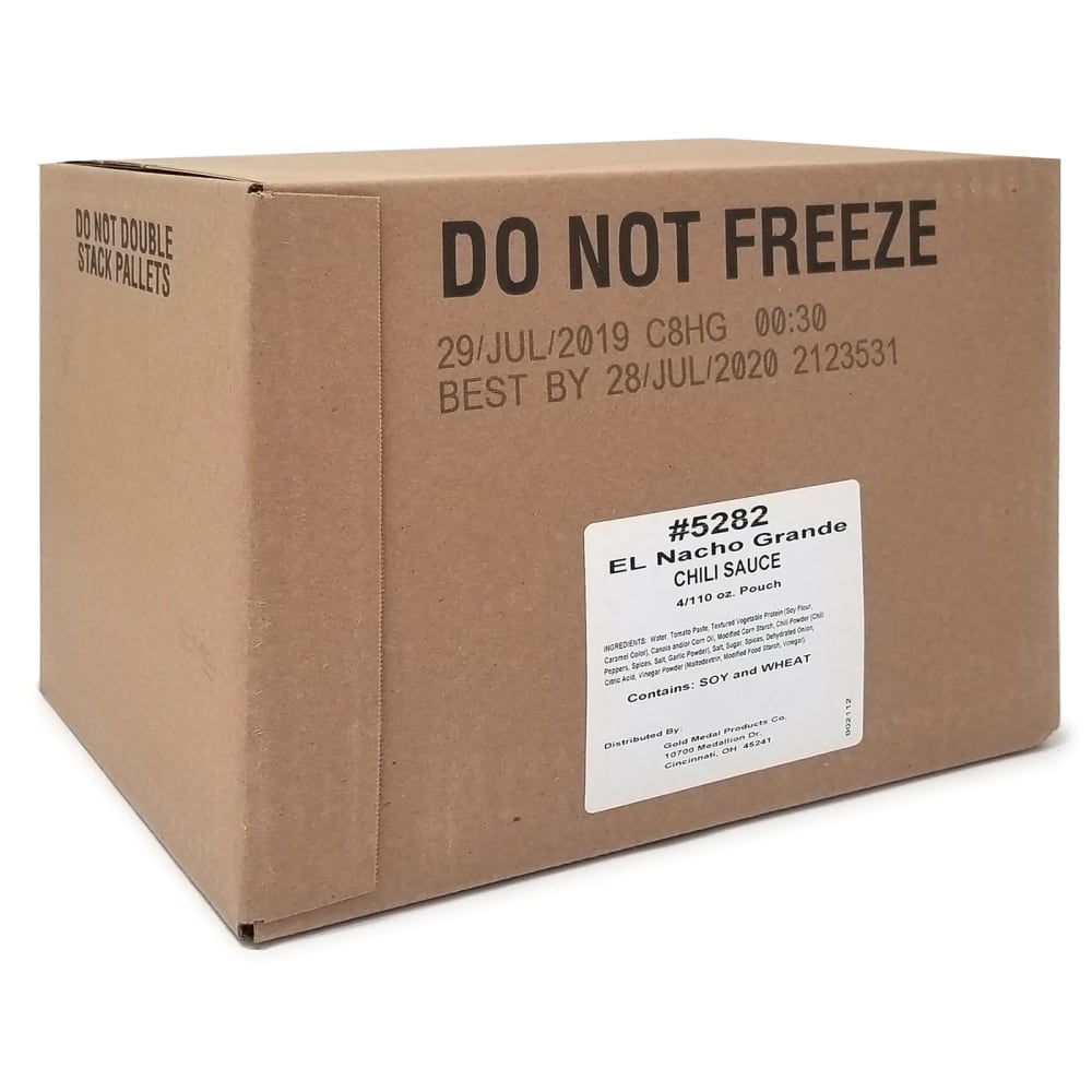 Gold Medal 5282 Chili for Warmer/Dispensers w/ (4) 106 oz Bags