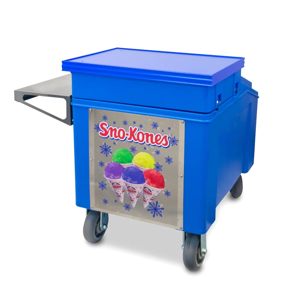 231-1025 Ice Chest & Merchandiser for Sno-Kone® Machines w/ 90 lb Capacity