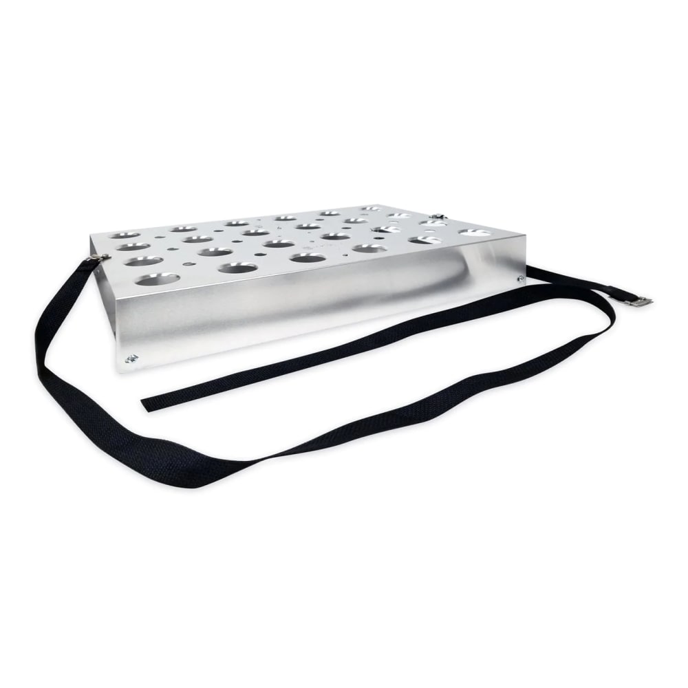 231-1072 3 Way Universal Vend Tray w/ Strap & Handle, Aluminum Drip Tray