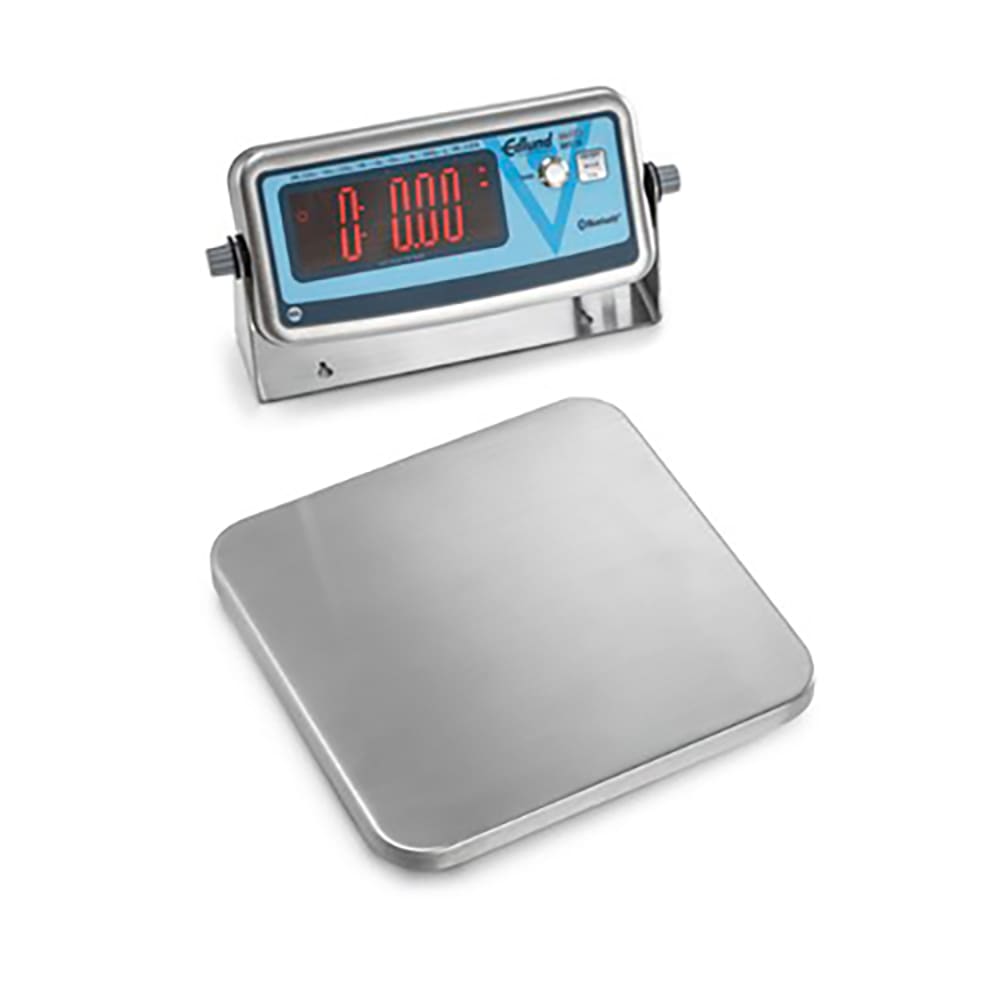 Edlund EDPZ-20 20 lb Wireless Digital Pizza Scale w/ Removable Platform -  10 x 10, Stainless