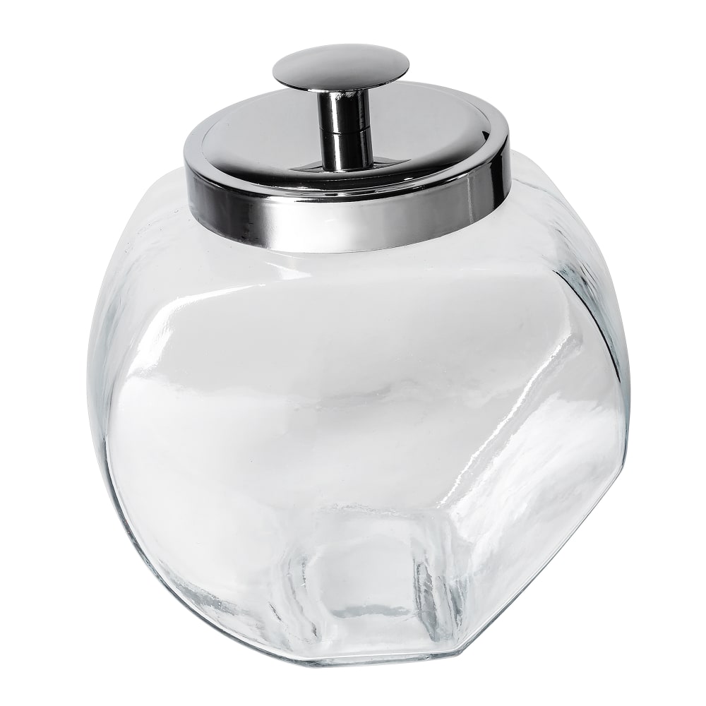Anchor 69857AHG17 64 oz Penny Candy Jar w/ Chrome Lid - Glass, Clear
