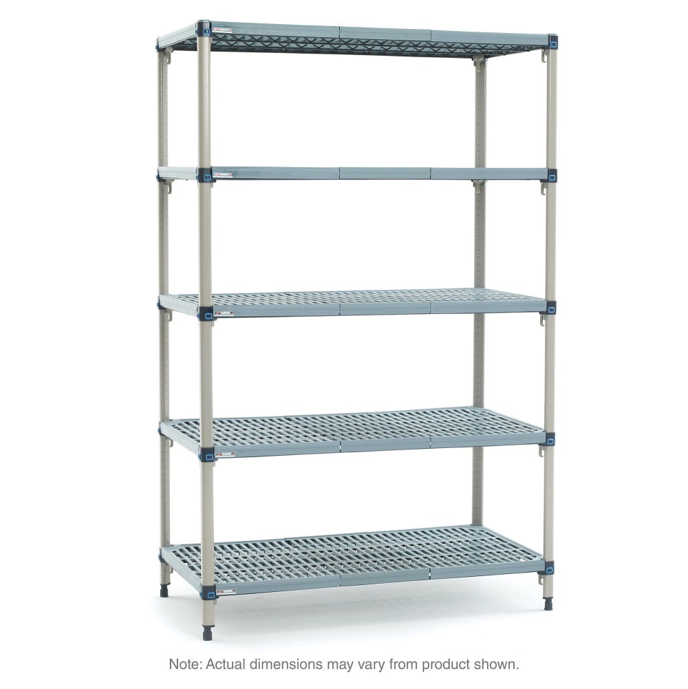 001-5Q527G3 MetroMax® Q Polymer Louvered Shelf Kit - 30"W x 24"D x 74"H
