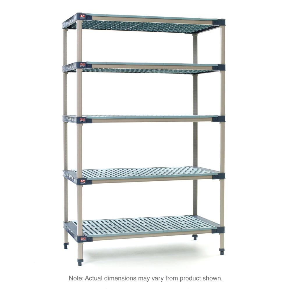 001-5X447G4 MetroMax® 4 Polymer Louvered Shelf Kit - 42"W x 21"D x 74"H