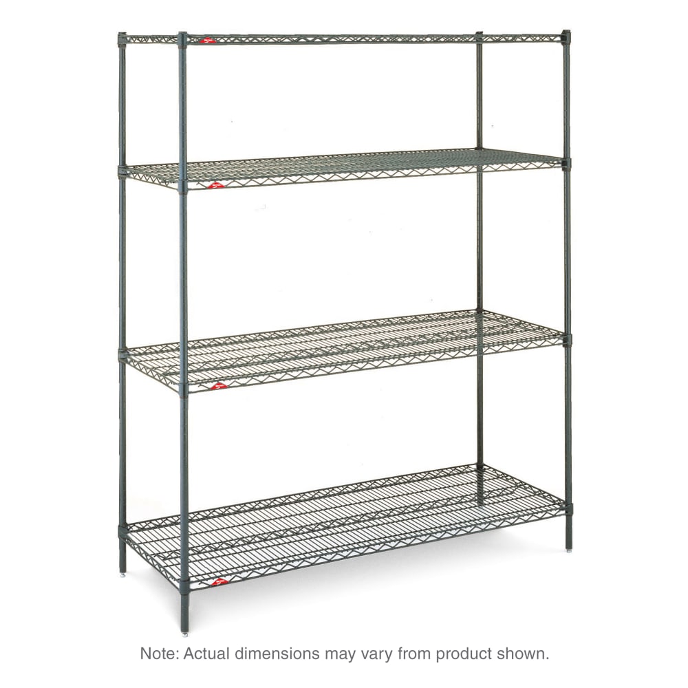 001-N476K3 Super Erecta® Epoxy Coated Wire Shelf Kit - 72"L x 21"W x 63"H