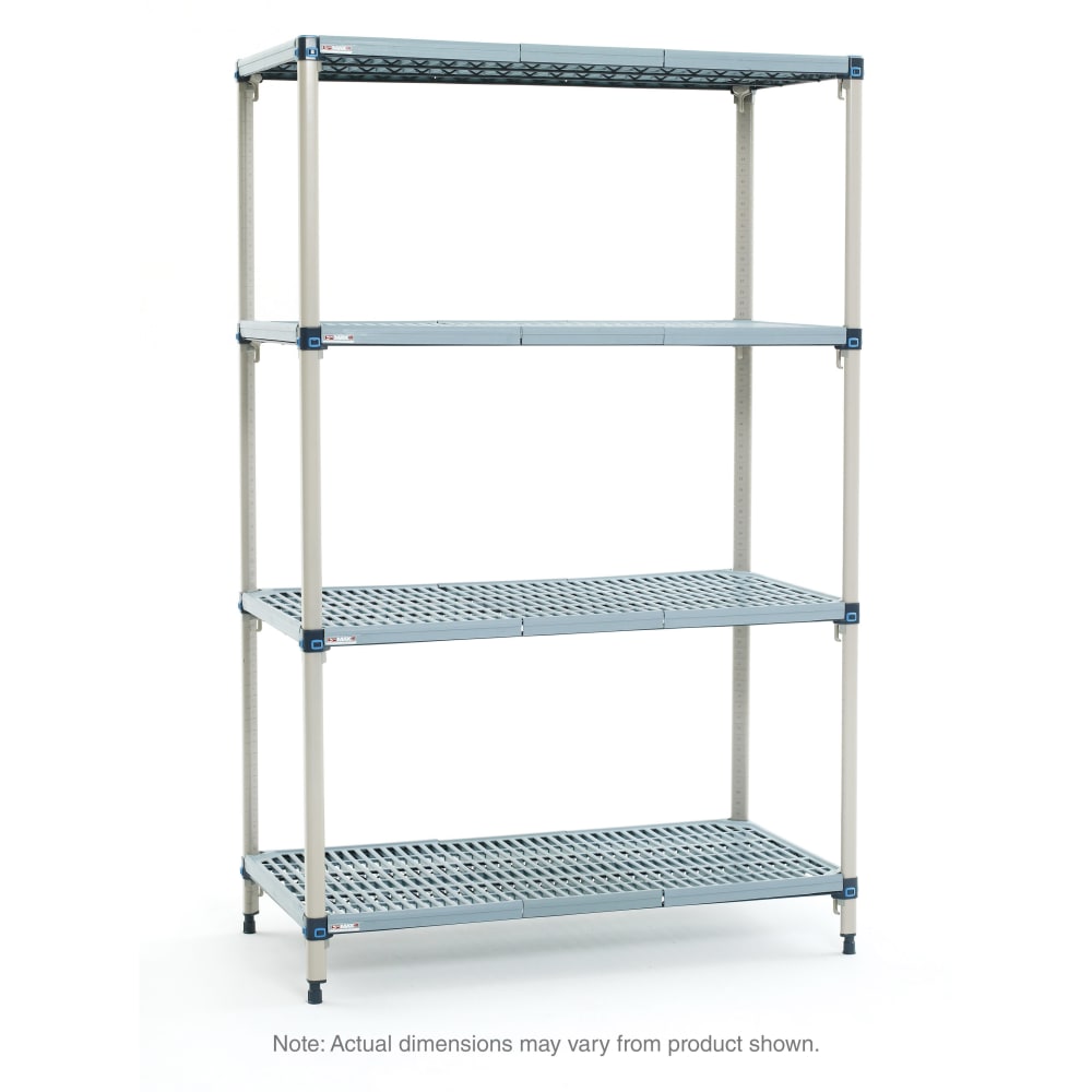 001-Q546G3 MetroMax® Q Polymer Louvered Shelf Kit - 42"W x 24"D x 63"H