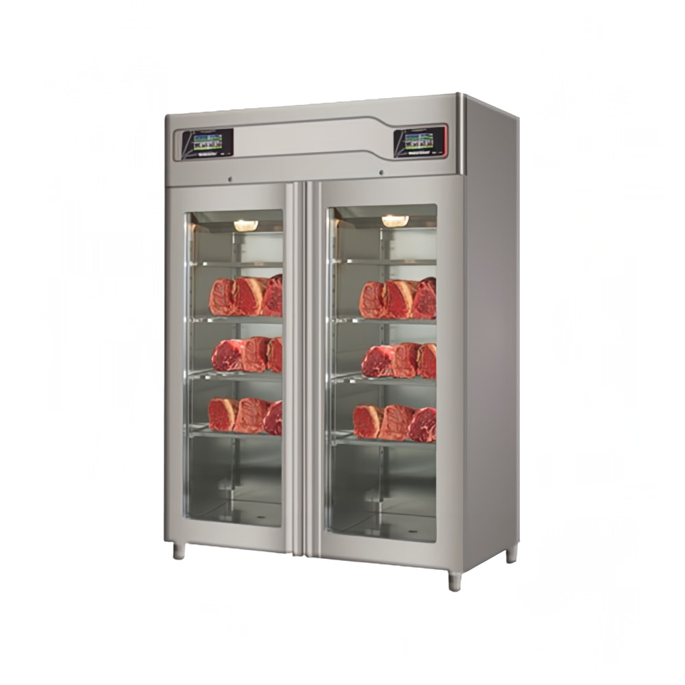 Omcan 45176 Maturmeat® Meat Aging Cabinet - 220lb + 220lb Capacity, 220v