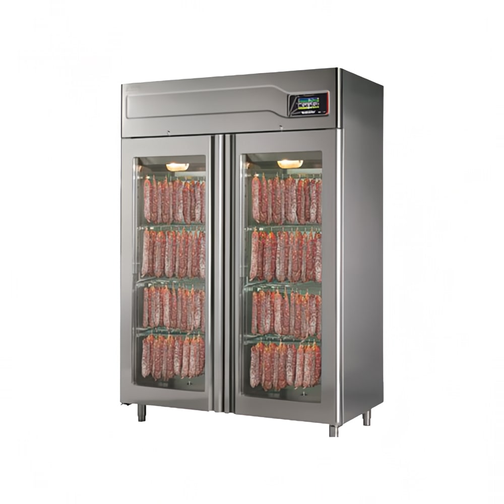 Omcan 45232 Stagionello Evo® Meat Curing Cabinet - 440lb Capacity, 220v