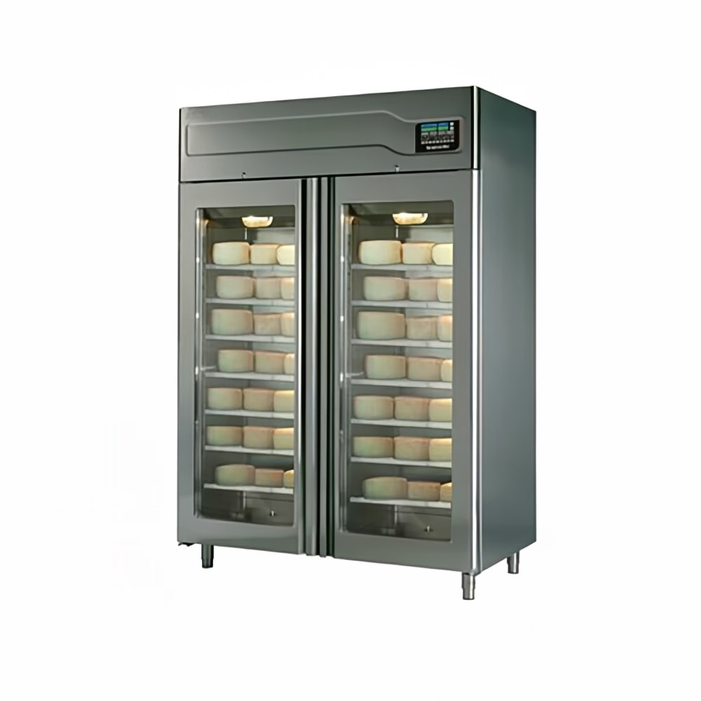 Omcan 45520 Affinacheese® Cheese Drying Cabinet - 220lb + 220lb Capacity, 220v