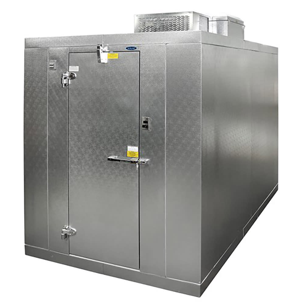 378-KLB74612C 6' x 12' Indoor Walk-In Cooler w/ Top-Mounted Compressor - No Floor