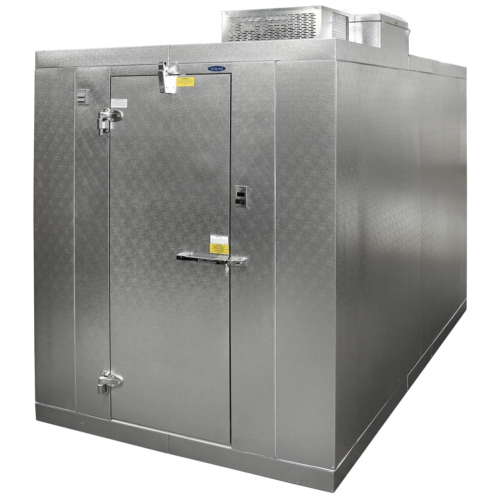 378-KLB8468CRH 6' x 8' Indoor Walk-In Cooler w/ Top-Mounted Compressor - No Floor