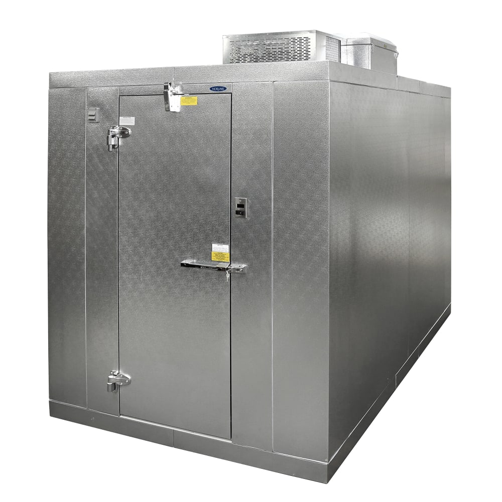 378-KLB8768CLH 6' x 8' Indoor Walk-In Cooler w/ Top-Mounted Compressor - Floor