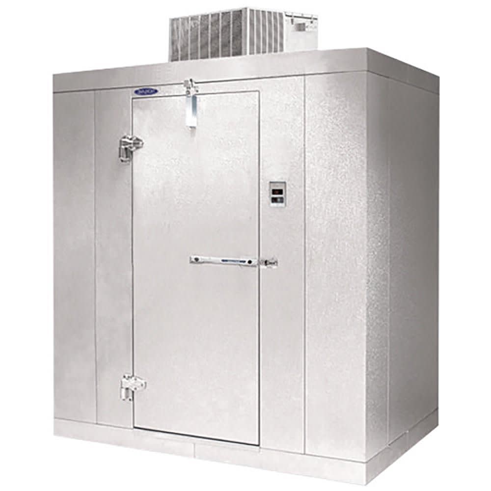 378-KLF614CLH 4' x 6' Indoor Walk-In Freezer w/ Top-Mounted Compressor - Floor