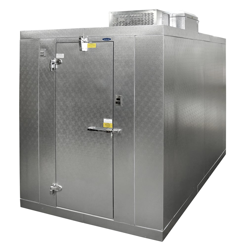 378-KLB8466C 6' x 6' Indoor Walk-In Cooler w/ Top-Mounted Compressor - No Floor