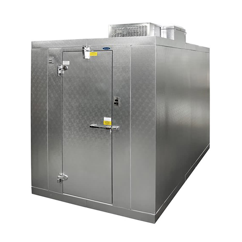 378-KLB610CR 6' x 10' Indoor Walk-In Cooler w/ Top-Mounted Compressor - Floor