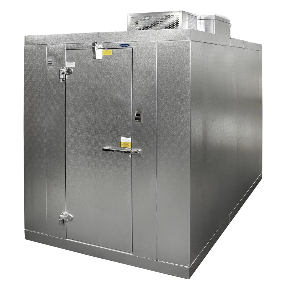 378-KLB87810CR 8' x 10' Indoor Walk-In Cooler w/ Top-Mounted Compressor - Floor
