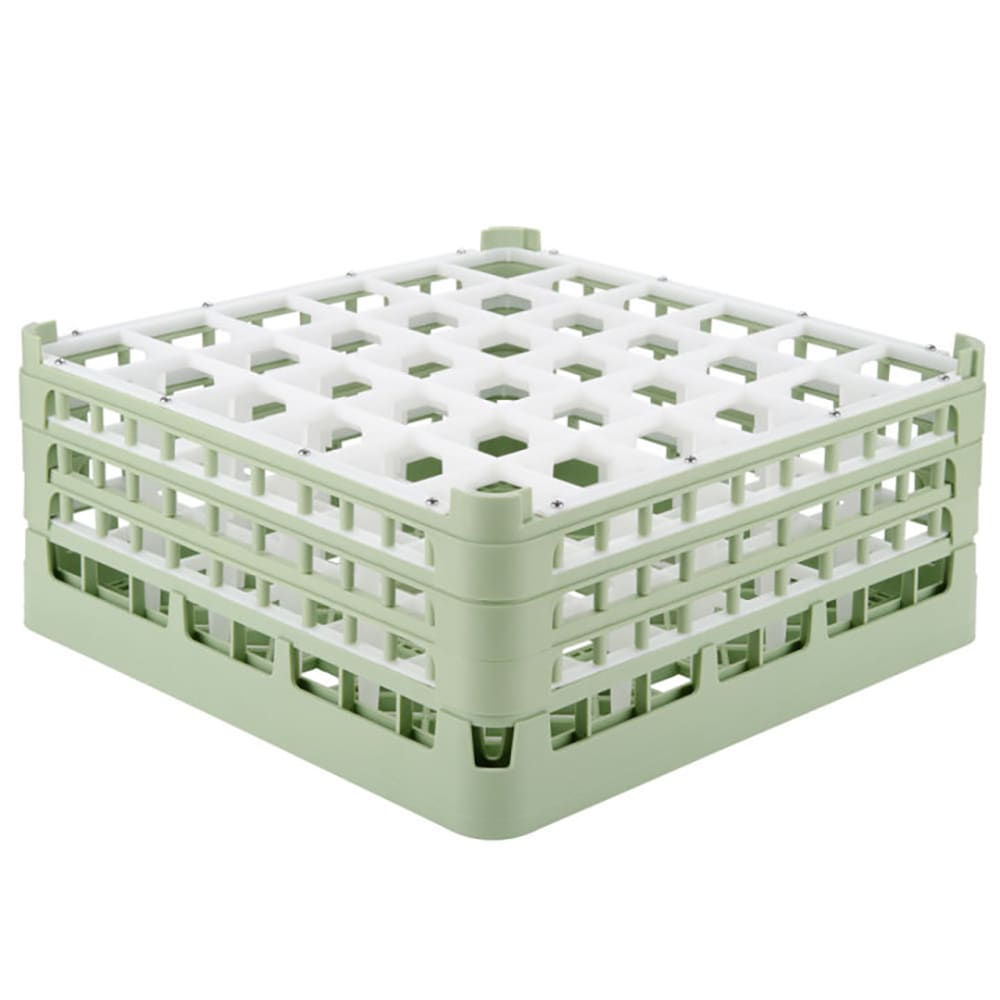 175-527811 Signature Glass Rack w/ (36) Compartments - Green