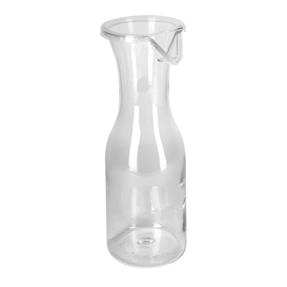 229-10717 36 oz Carafe w/ Plastic Lid - Polycarbonate, Clear