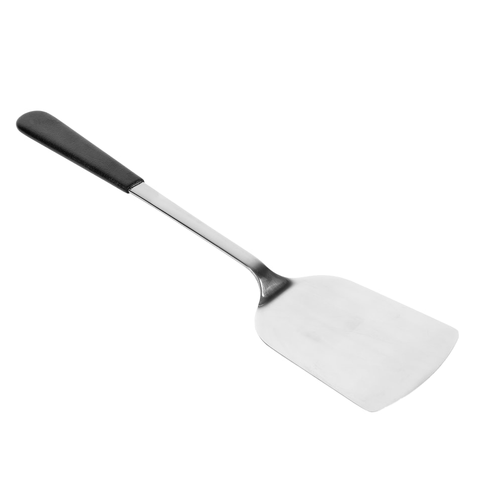 229-AM3313BK 12 1/2"L Solid Stainless Turner w/ Black Vinyl Handle