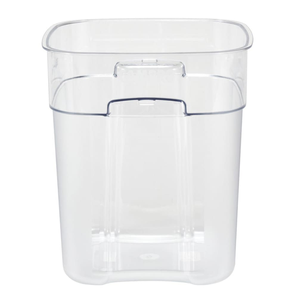 Cambro CamSquares® Classic 2 Qt. Clear Square Polycarbonate Food