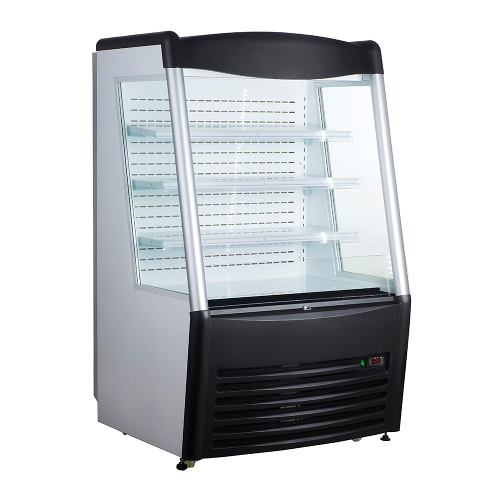 012-BMGG036 36" Vertical Open Air Cooler w/ (4) Levels, 115v