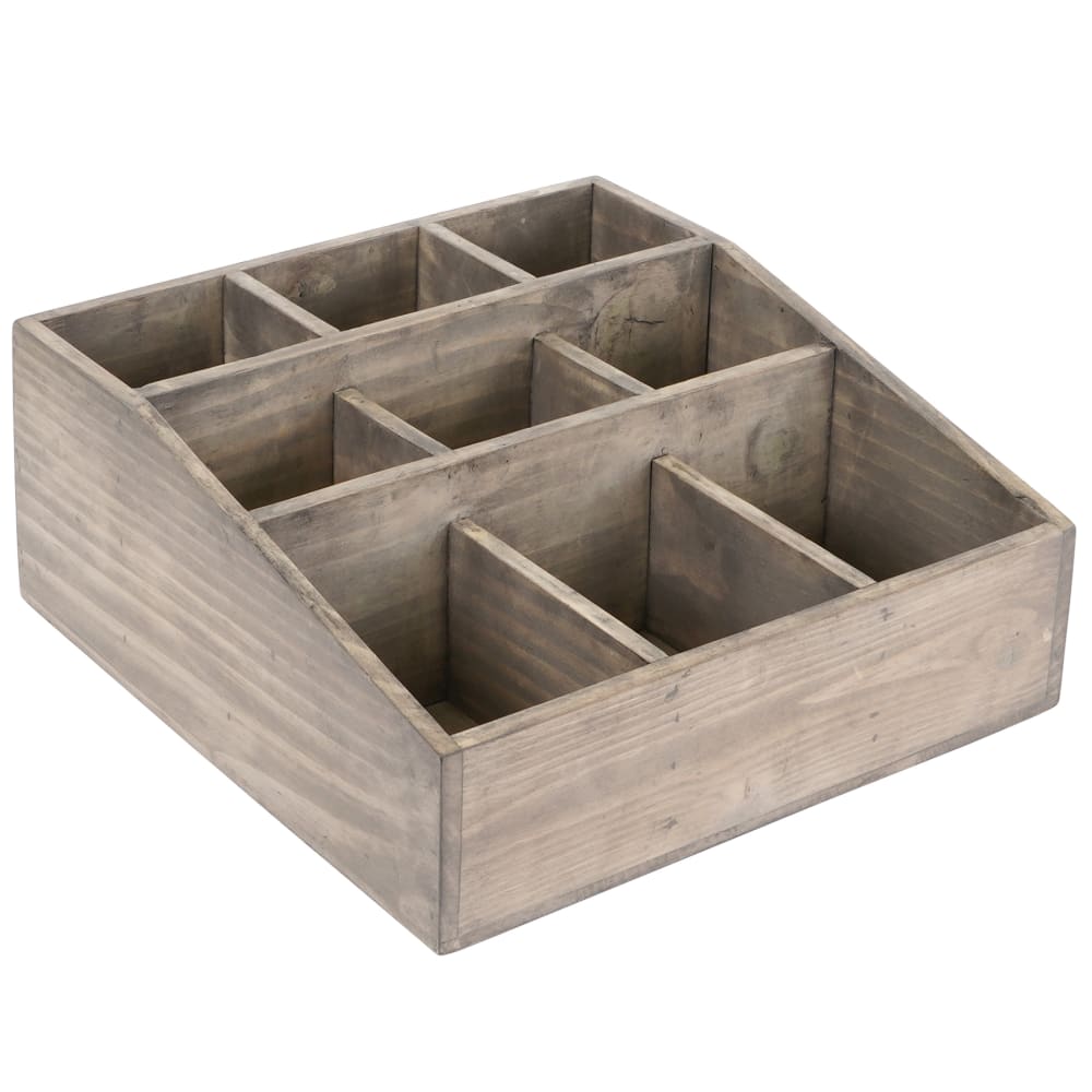 151-1714110 Condiment Organizer w/ (9) Bins - Gray