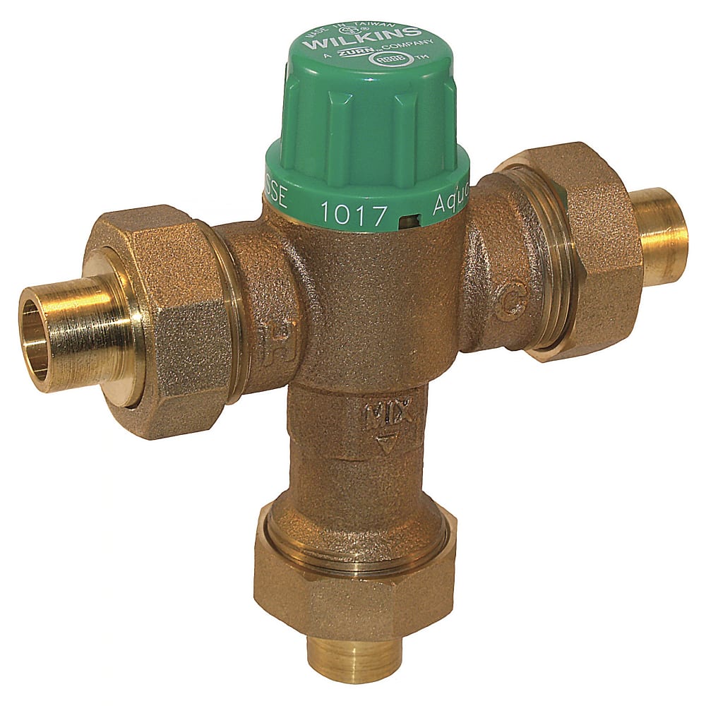 813-12ZW1017XLPEX 1/2" Thermostatic Mixing Valve w/ PEX connection