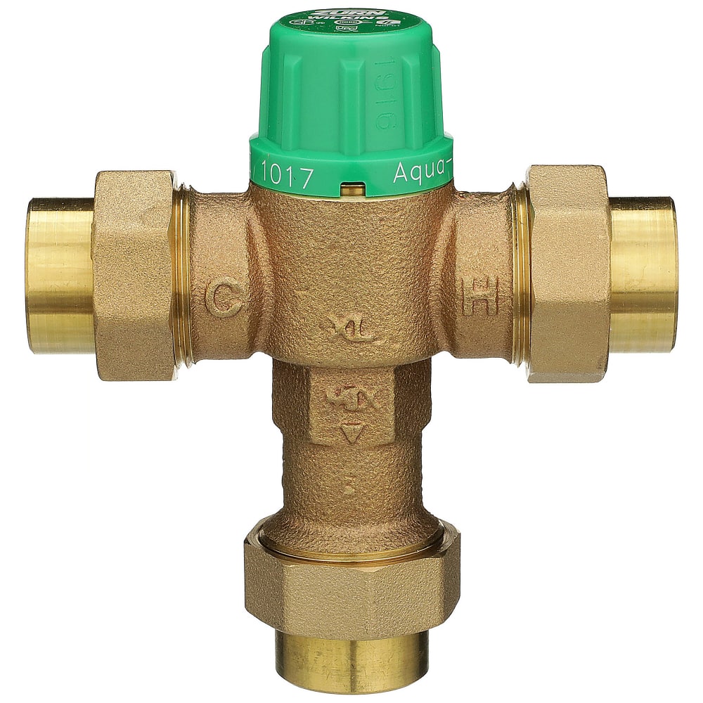 Zurn Industries 1-ZW1017XLC 1" Thermostatic Mixing Valve w/ Copper Sweat Connection